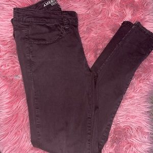 Vintage low rise American eagle jeans.